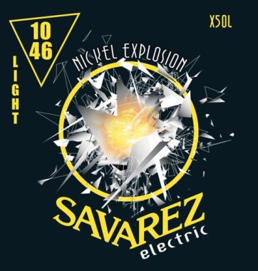 Savarez Nickel Explosion Electric Guitar Strings Light 10-46