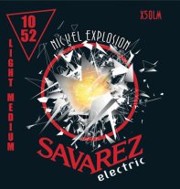 Savarez Nickel Explosion Electric Guitar Strings Lt/Med 10-52