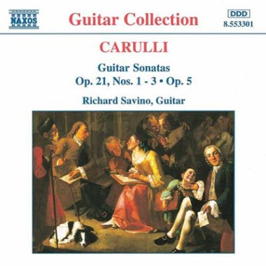Savino | Guitar Sonatas Op. 21, Nos. 1- 3 and Op. 5 CD