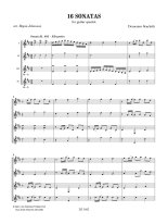 Scarlatti arr. by Johanson | 16 Sonatas for 4 guitars