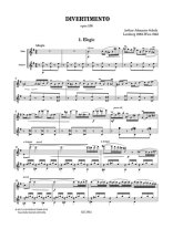 Scholz | Divertimento, opus 138 for flute and guitar