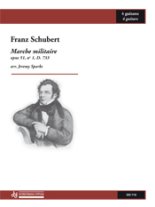 Schubert | Marche Militaire, Opus 51, No. 1, D. 733 for 4 guitars