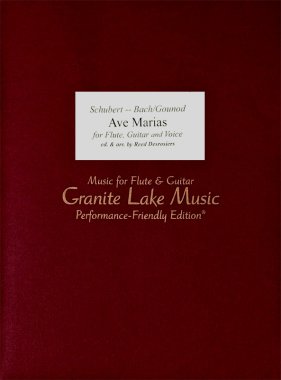 Schubert, Bach & Gounod | Ave Maria 2 pieces for guitar, flute & voice