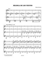 Schwarz | Milonga de los vientos for 4 guitars