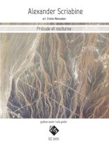 Scriabine | Prelude et nocturne for solo guitar