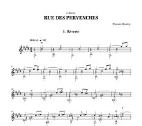 Sheehy | Rue des Pervenches for solo guitar