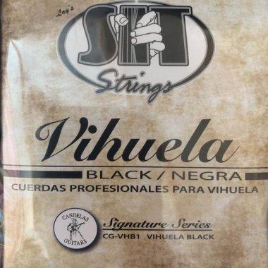 SIT CG-VHB1 Pro-Spec Cust. Guage Candelas Sign. Vihuela Black Strings
