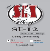 SIT Nickel Plated Steel Pedal Steel 12-String Universal Tuning ST12