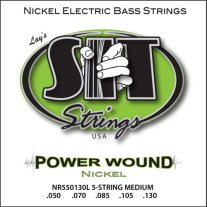 SIT NR550130L Power Wound Nickel 5-String Electric Bass, Medium 50-130