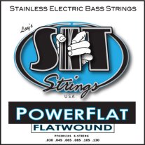 SIT PF630130L Power Flat Flatwound 6 String Bass, Light 30-130