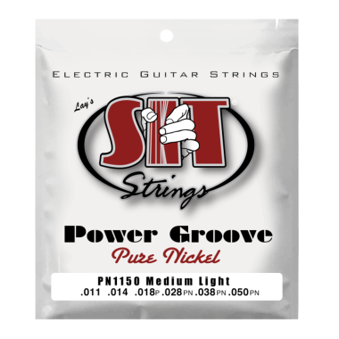 SIT PN1150 Power Groove Pure Nickel Electric Guitar Strings 11-50
