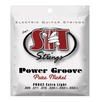 SIT PN942 Power Groove Pure Nickel Electric Guitar Strings 9-42