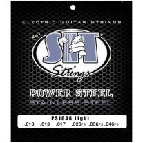 SIT PS1046 Power Steel Electric Guitar Strings Light 10-46