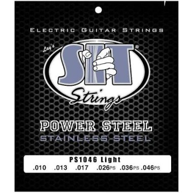 SIT PS1046 Power Steel Electric Guitar Strings Light 10-46