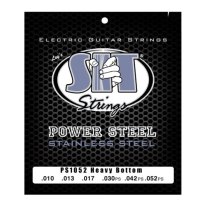 SIT PS1052 Power Steel Electric Guitar Strings Light 10-52