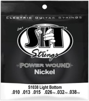 SIT S1038 Power Wound Nickel Electric Guitar Strings 10-38