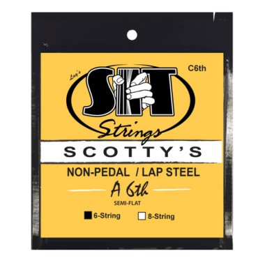 SIT SC6A6TH Scotty's Non-Pedal / Lap Steel Semi-Flat, 6-string A6th