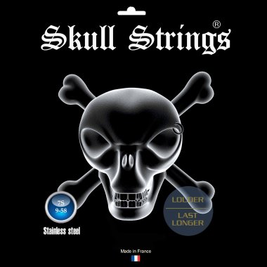 Skull Strings 7S958 7-String Stainless Steel Set, 9-58
