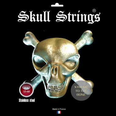 Skull Strings DA1368 Stainless Steel Drop A Set, 13-68