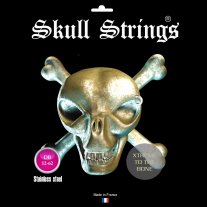 Skull Strings DB1262 Stainless Steel Drop B Set, 12-62