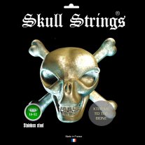 Skull Strings DD1052 Stainless Steel Drop D Set, 10-52