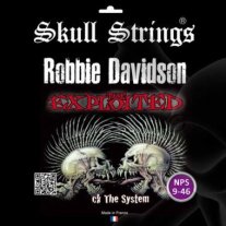 Skull Strings Robbie Davidson Signature Set, Nickel Plated Steel 9-46