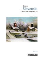 Slavenski arr. by Bogdanovic | Three Balkan Pieces for 2 guitars Slavenski arr. by Bogdanovic | Three Balkan Pieces for 2 guitars