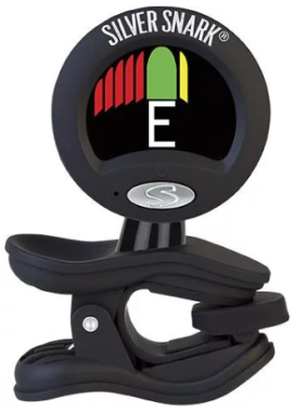 Snark Rechargeable Black Silver Snark Clip-on Chromatic Tuner