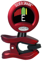 Snark Rechargeable Red Silver Snark Clip-on Chromatic Tuner