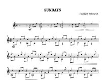 Soderqvist | Sundays for solo guitar
