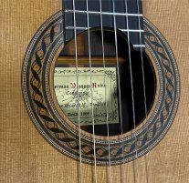 SOLD 2015 Classical Guitar by Luthier German Vazquez Rubio - Cedar, Rosewood