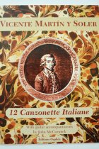 Soler | 12 Canzonette Italiane arr. by McCormick for guitar and voice