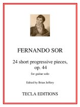 Sor | 24 short progressive pieces Op 44 for solo guitar | PDF Download