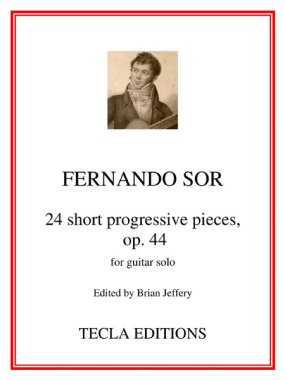Sor | 24 short progressive pieces Op 44 for solo guitar | PDF Download
