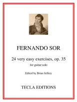 Sor | 24 very easy exercises, Op. 35 for solo guitar | PDF Download