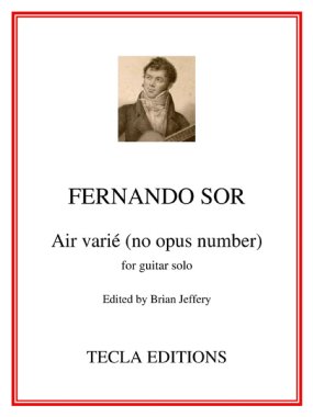 Sor | Air varie for solo guitar | PDF Download