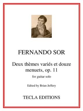 Sor | Deux Themes Varies et Douze Menuets, Op 11 for solo guitar | PDF