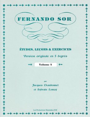 Sor | Etudes, LeCons et Exercices, Vol. 4 for solo guitar