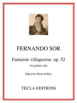 Sor | Fantaisie villageoise, Op. 52 for solo guitar | PDF Download