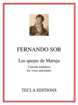 Sor | Las quejas de Maruja for voice and piano | PDF Download