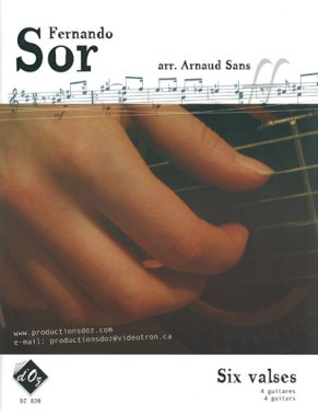 Sor | Six Valses for 4 guitars