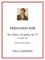 Sor | Six valses y un galop, Op. 57 for solo guitar | PDF Download