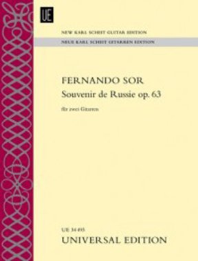 Sor | Souvenier de Russie Op. 63 for two guitars
