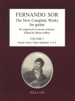 Sor | The New Complete Works for Guitar Vol. 1 for Solo Guitar - Paper