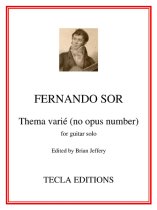 Sor | Thema varie for solo guitar | PDF Download