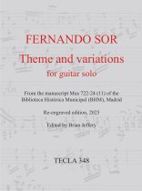 Sor | Theme and Variations for Solo Guitar - PDF Download