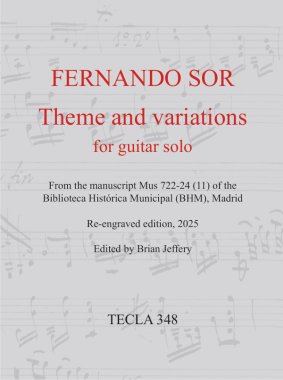 Sor | Theme and Variations for Solo Guitar - PDF Download