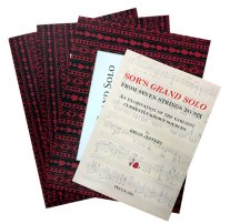 Sor's Grand Solo arr. by Jeffery, set of four items - Paperbound