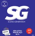 Sound Generation Acoustic Guitar Strings SG 6687 85/15 Bronze 12-54