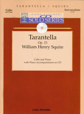 Squire | Tarantella, Op. 23 for cello and piano with CD
